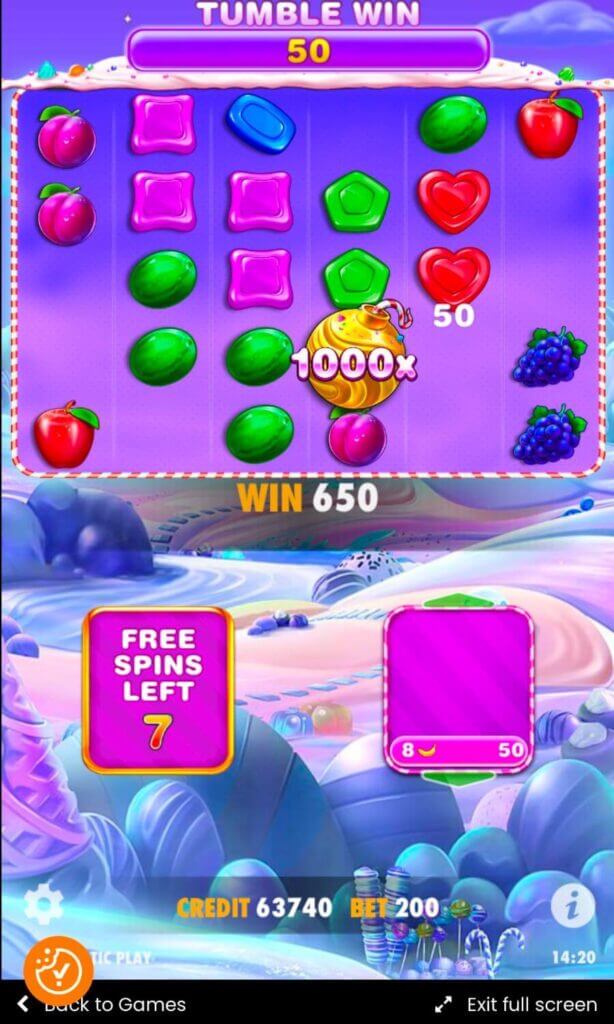 ทดลองเล่นสล็อตฟรี Sweet Bonanza 1000